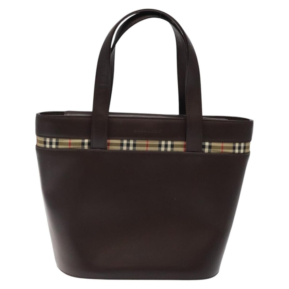 Burberry Nova check Leather